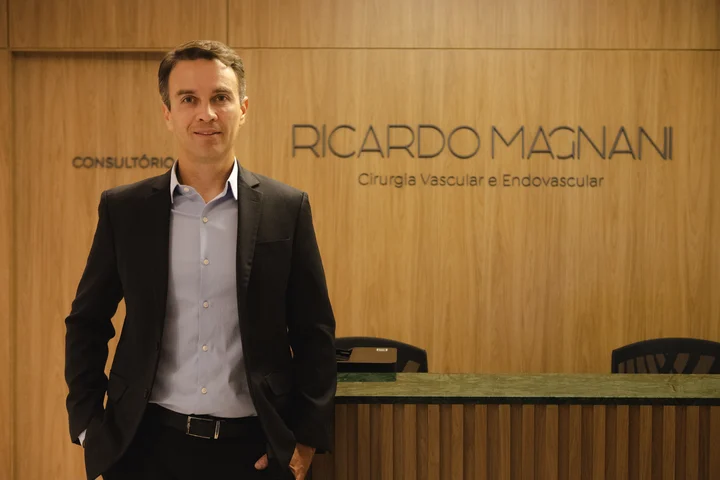 Recepção do consultório do Dr. Ricardo Magnani em Campo Grande